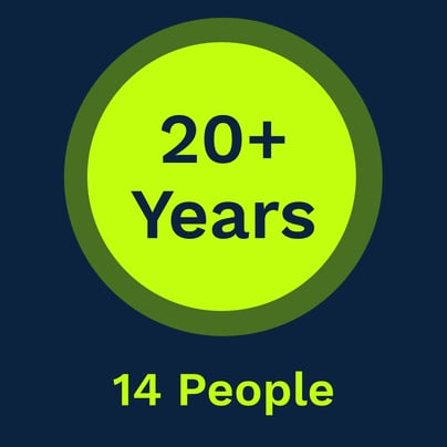 long service 20 years graphic