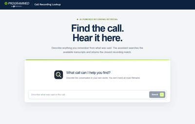 call recording