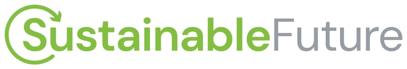 Sustainable Future - Green-White background