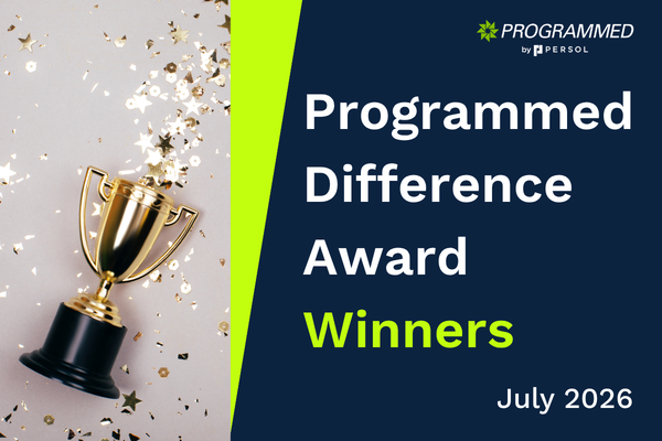 Celebrating our Programmed Difference Award winners for July 2026!