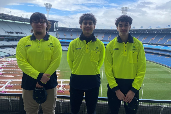 Creating opportunities during Melbourne Work Experience Week with Clontarf