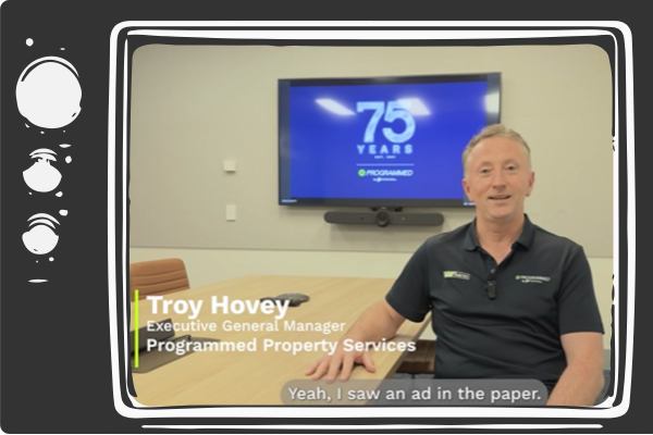 Growing from the ground up with Property Services EGM Troy Hovey