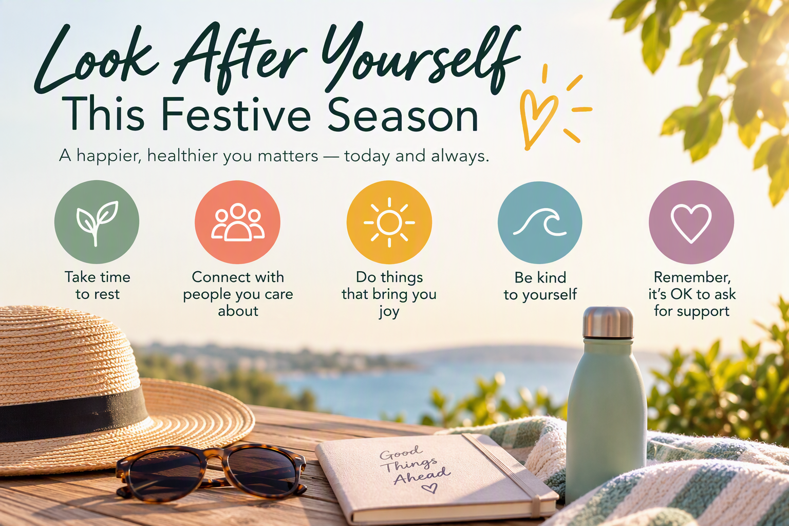 Remember to put yourself on the list this festive season
