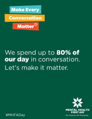 Mental Health First Aid Day: Make Every Conversation Matter