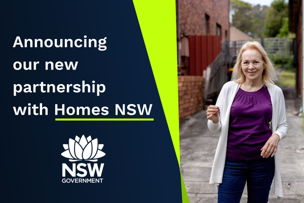 Announcing our new partnership with Homes New South Wales