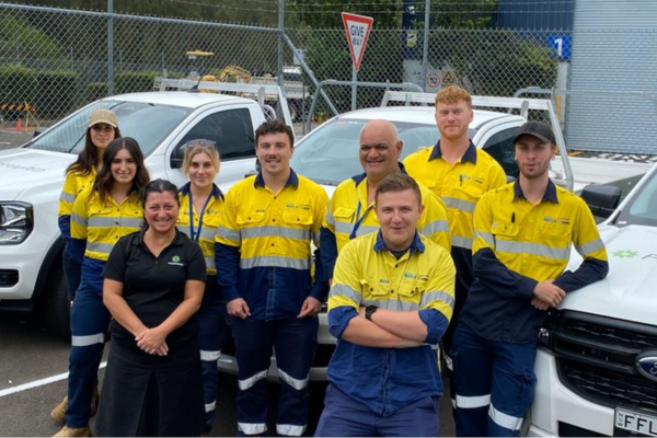 Making waves with Sydney Water’s apprentice team