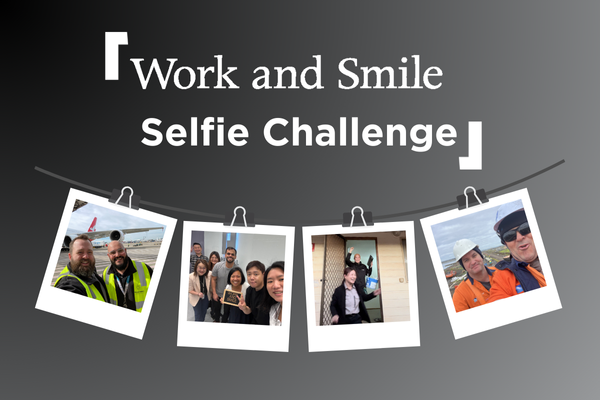 Our first Work and Smile Selfie Challenge winner and NEW Challenge!