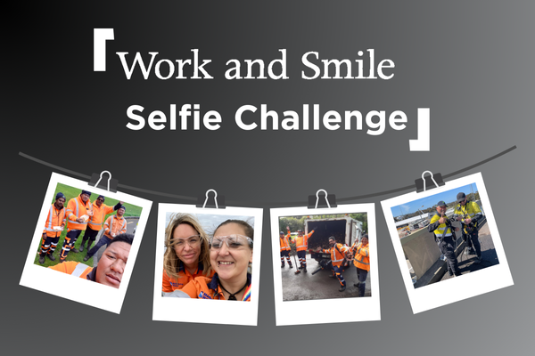 Work and Smile Selfie Challenge - October 2024 edition