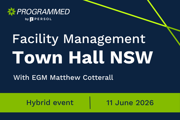 EGM Matthew Cotterall invites you to our NSW Facility Management Town Hall
