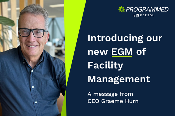 Introducing our new EGM of Facility Management - Matthew Cotterall - A Message from CEO Graeme Hurn