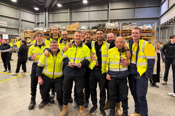 A big morning tea for an important cause at Melbourne Airport
