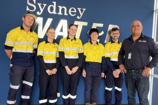 A warm welcome to our new apprentices at Sydney Water