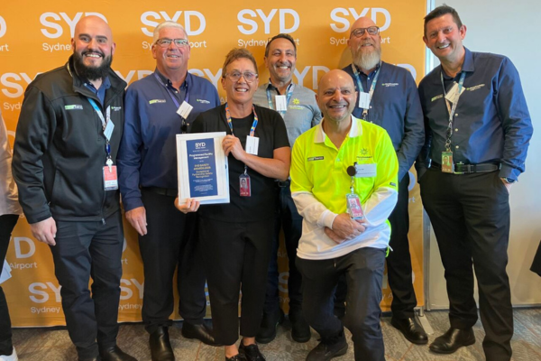 Celebrating safety - Programmed wins at Sydney Airport
