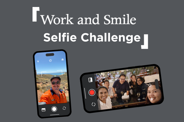 Work and Smile Selfie Challenge - April 2025 edition