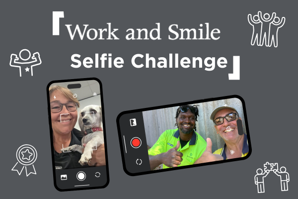 Work and Smile Selfie Challenge - February 2026 edition