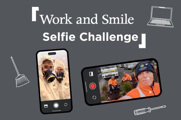 Work and Smile Selfie Challenge - July 2025 edition