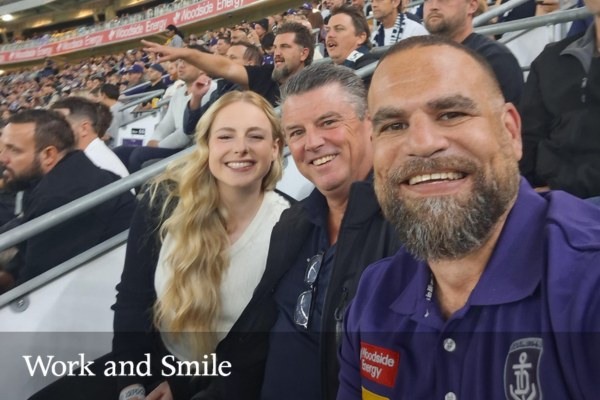 A well-deserved day at the footy thanks to Bunnings
