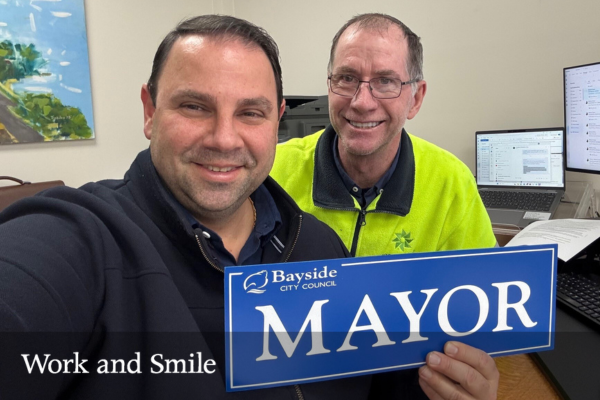 Signs of kindness and deep appreciation at Bayside City Council