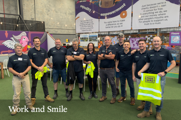 Property Services Open Space team gives back at Foodbank