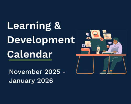 Learning and Development Resources November 2025-January 2026